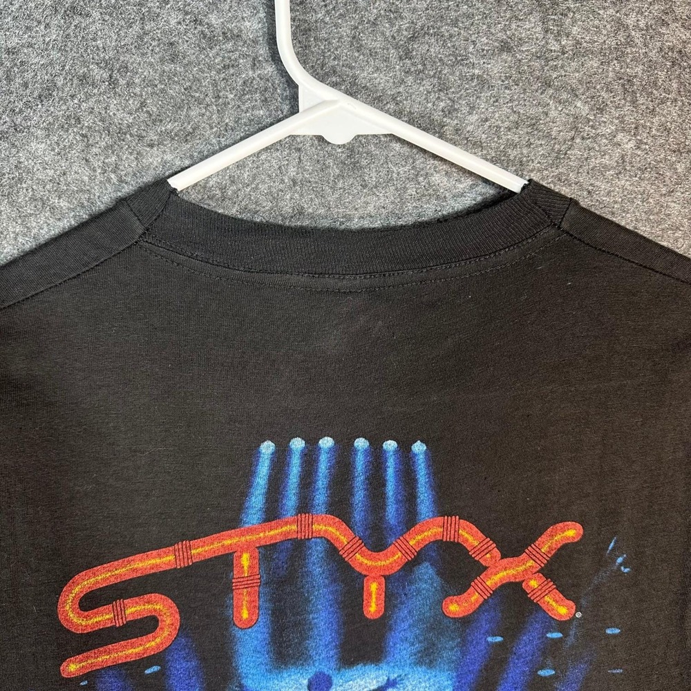 Vintage 1983 STYX Kilroy Was Here Tour Tank Top Single Stitch Hem Mens Medium - Picture 9 of 16